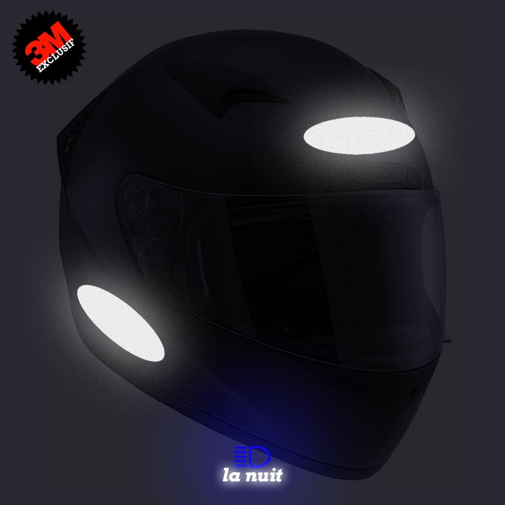 S-SHOEI3LOGOS st réfléchissant 3M™ homologué casque moto