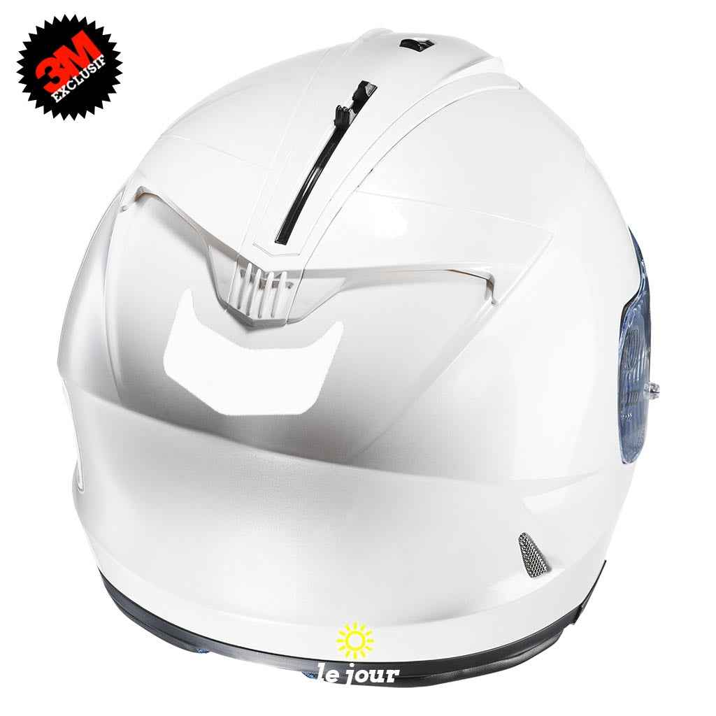 S-HJC IS17 blanc réfléchissant 3M™ homologué casque moto